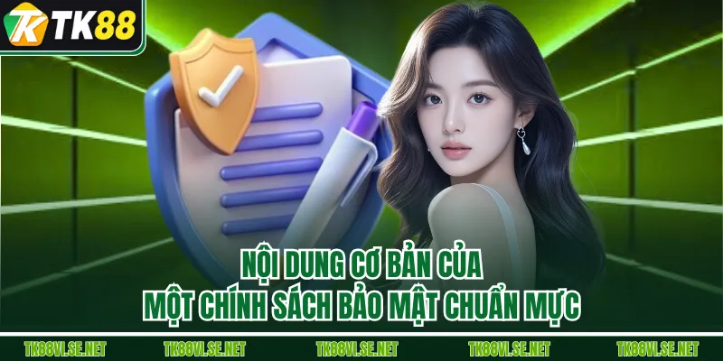 Nội dung cơ bản của một chính sách bảo mật chuẩn mực